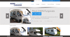 Desktop Screenshot of nordcaravan.it